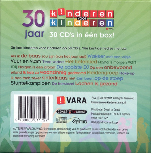 Kinderen voor Kinderen : 30 Jaar (Box, Comp + 30xCD)