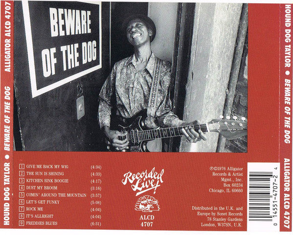 Hound Dog Taylor & The House Rockers : Beware Of The Dog! (CD, Album, RE)