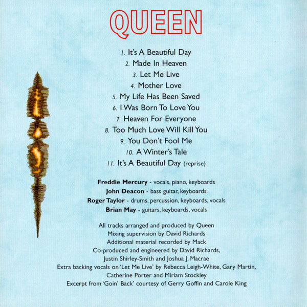 Queen : Made In Heaven (CD, Album, RE, RM, Sup)