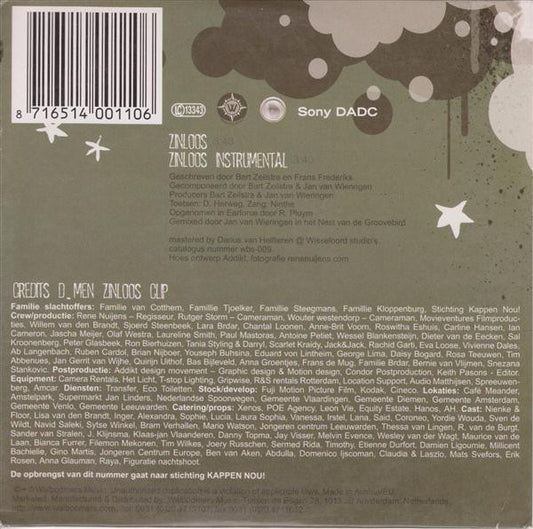 Lange Frans & Baas B feat. Ninthe : Zinloos (CD, Single)