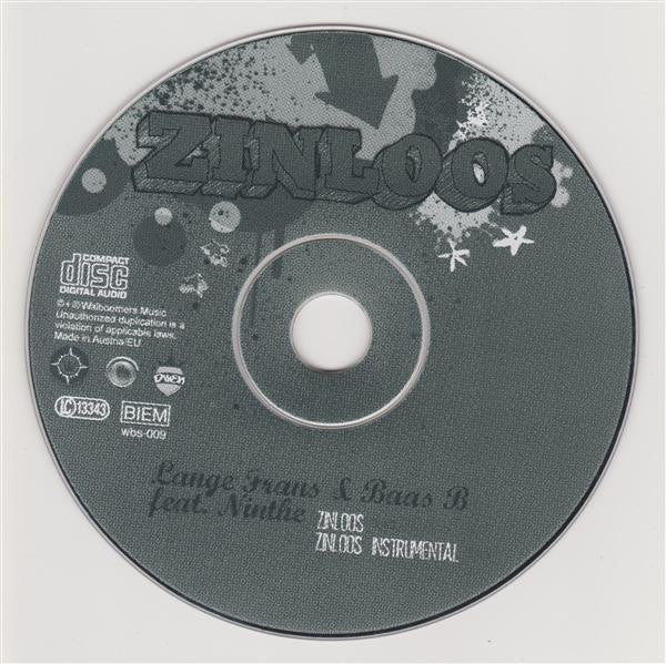 Lange Frans & Baas B feat. Ninthe : Zinloos (CD, Single)