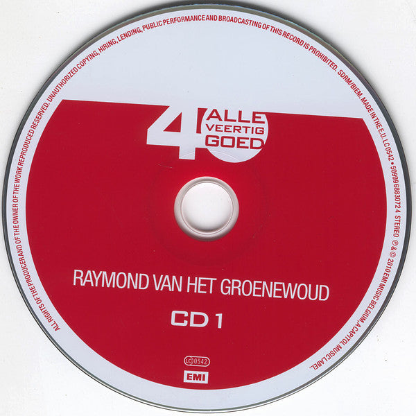 Raymond van het Groenewoud : Alle 40 Goed - Raymond Van Het Groenewoud (2xCD, Comp)