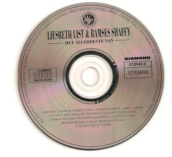 Liesbeth List & Ramses Shaffy : Het Allerbeste Van (CD, Album, RE)