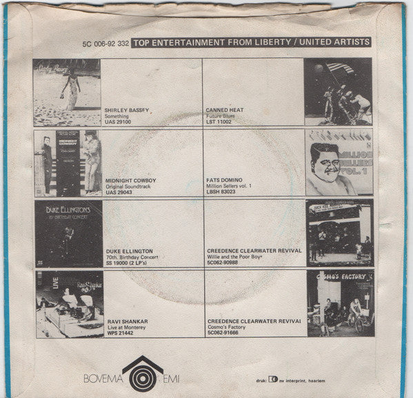 Eric Burdon & War : Paint It Black (7", Single, Blu)