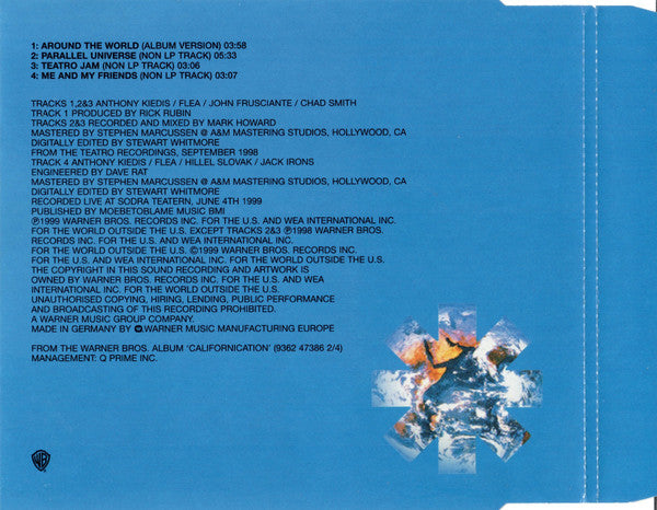 Red Hot Chili Peppers : Around The World (CD, Single)