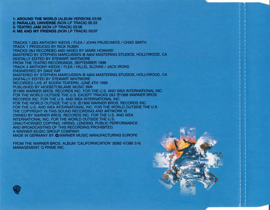 Red Hot Chili Peppers : Around The World (CD, Single)