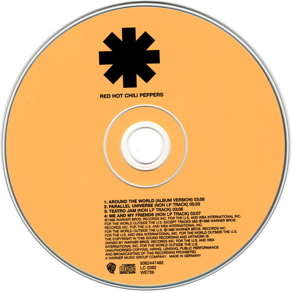 Red Hot Chili Peppers : Around The World (CD, Single)