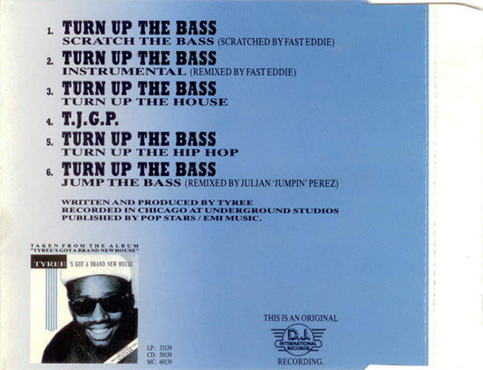 Tyree Cooper : Turn Up The Bass (CD, Maxi)