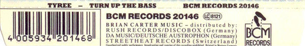 Tyree Cooper : Turn Up The Bass (CD, Maxi)