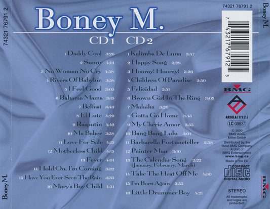 Boney M. : Boney M. (2xCD, Comp, RE)