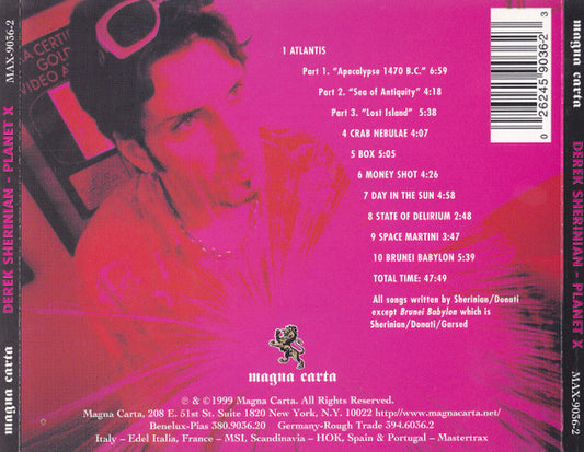 Derek Sherinian : Planet X (CD, Album)