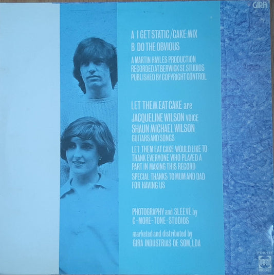 Let Them Eat Cake : I Get Static / Cake-Mix (12")