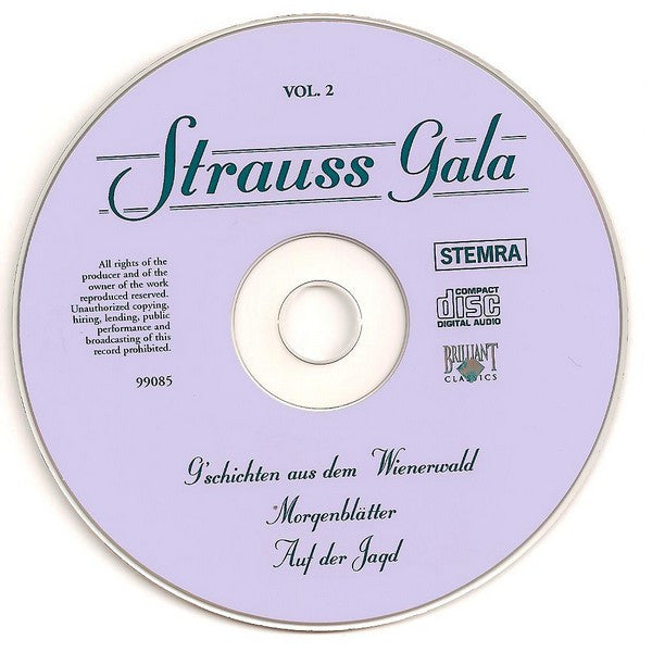 Johann Strauss Jr. / Slovak Radio Symphony Orchestra, Otto Aebi : Strauss Gala - G'schichten Aus Dem Wienerwald / Morgenblätter / Auf Der Jagd (CD, Album)