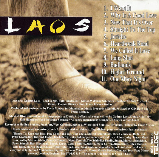 Laos : We Want It (CD, Album)