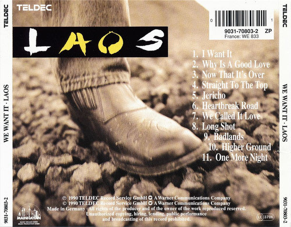Laos : We Want It (CD, Album)