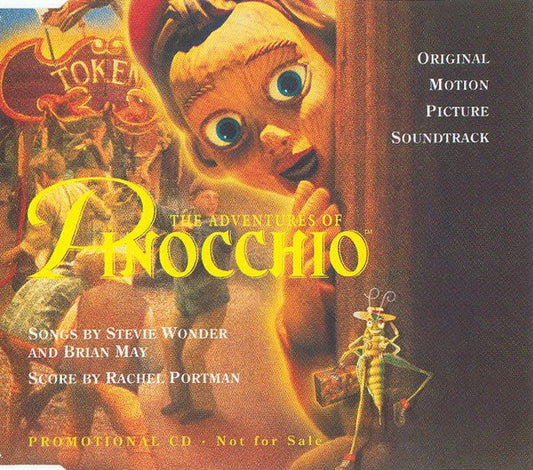 Stevie Wonder / Brian May : The Adventures Of Pinocchio (CD, Single, Promo)