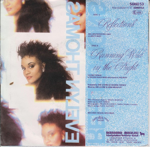Evelyn Thomas : Reflections (7", Single)