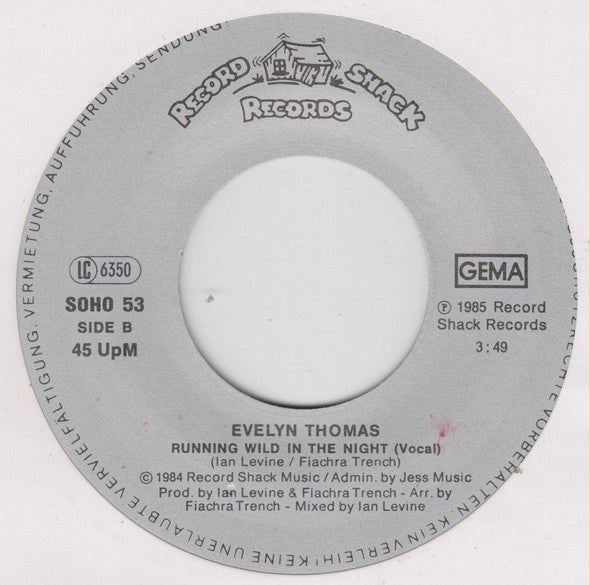 Evelyn Thomas : Reflections (7", Single)