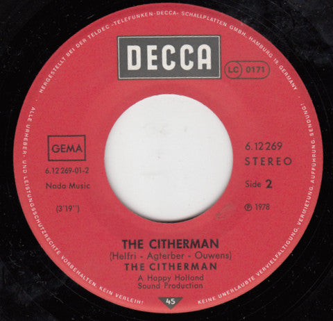 The Citherman : Harry Lime Theme (7", Single)