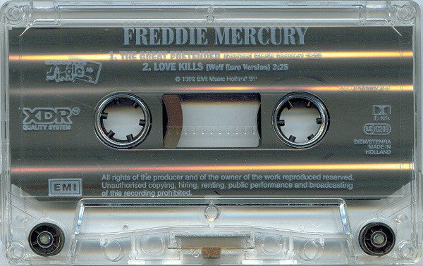 Freddie Mercury : The Great Pretender (Cass, Single)
