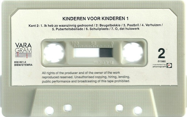 Kinderen voor Kinderen : Kinderen Voor Kinderen (Cass, Album, RE)