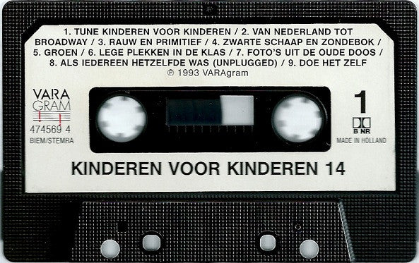 Kinderen voor Kinderen : Kinderen Voor Kinderen 14 (Cass, Album)