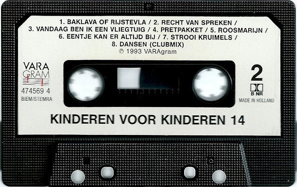 Kinderen voor Kinderen : Kinderen Voor Kinderen 14 (Cass, Album)