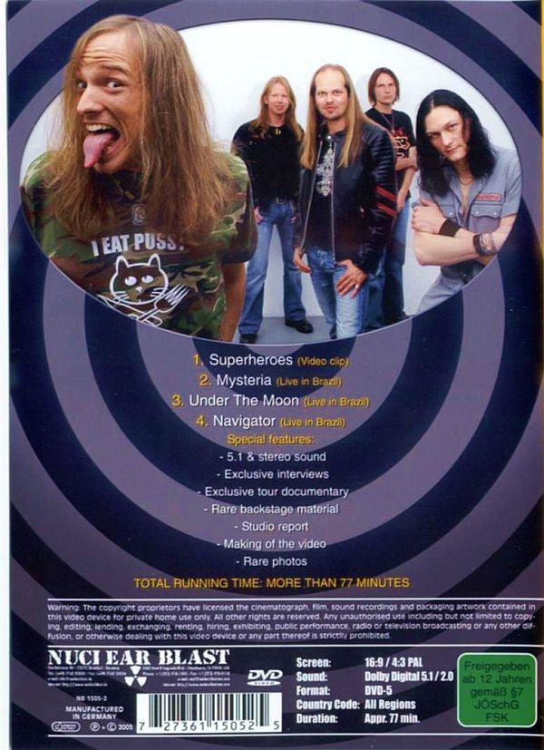 Edguy : Superheroes (DVD-V, Single, Multichannel, PAL)