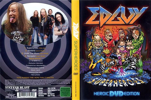 Edguy : Superheroes (DVD-V, Single, Multichannel, PAL)
