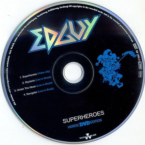 Edguy : Superheroes (DVD-V, Single, Multichannel, PAL)