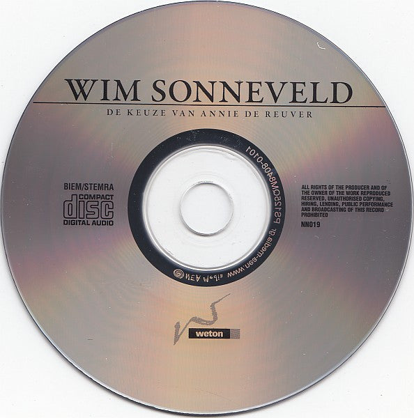 Wim Sonneveld : De Keuze Van Annie de Reuver (CD, Comp)