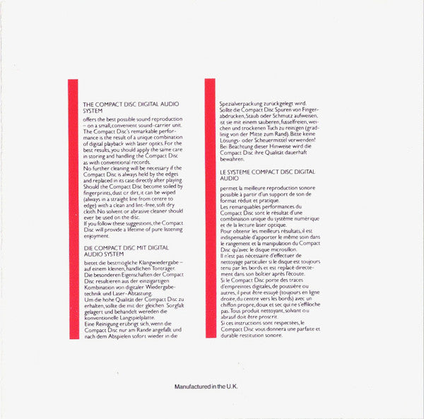 Orchestral Manoeuvres In The Dark : Architecture & Morality (CD, Album, RE)