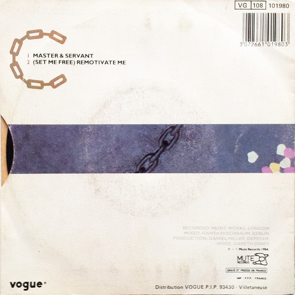 Depeche Mode : Master And Servant (7", Single, MPP)