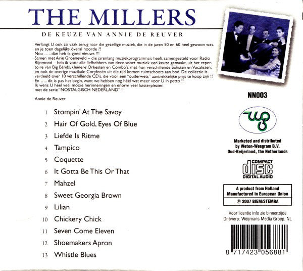 De Millers : De Keuze Van Annie de Reuver (CD, Comp)