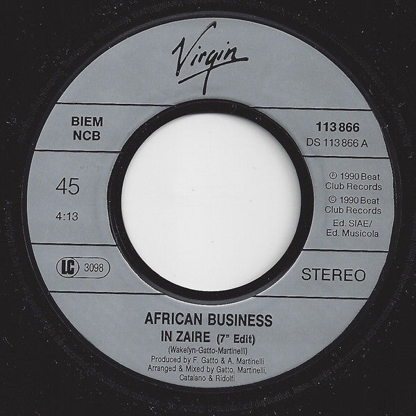 African Business : In Zaire Business (7", Single)