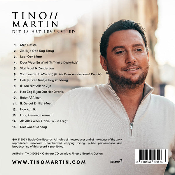 Tino Martin : Dit Is Het Levenslied (CD, Album)