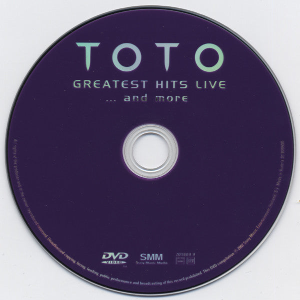 Toto : Greatest Hits Live... And More (DVD-V, Multichannel, PAL)