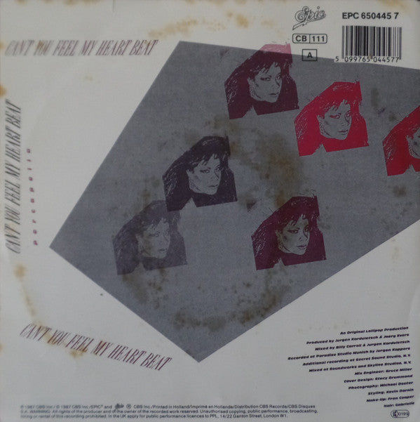 Claudja Barry : Can't You Feel My Heart Beat (7", Single)