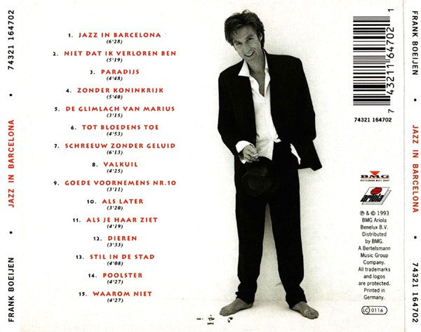 Frank Boeijen : Jazz In Barcelona (CD, Album)
