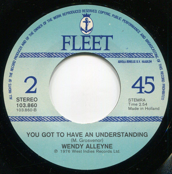 Wendy Alleyne : Midnight Blue (7")