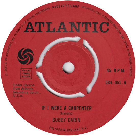 Bobby Darin : If I Were A Carpenter (7", Single)