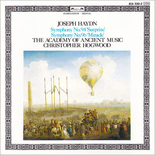 Joseph Haydn - The Academy Of Ancient Music, Christopher Hogwood : Symphony No. 94 'Surprise' / Symphony No. 96 'Miracle' (CD, Album)