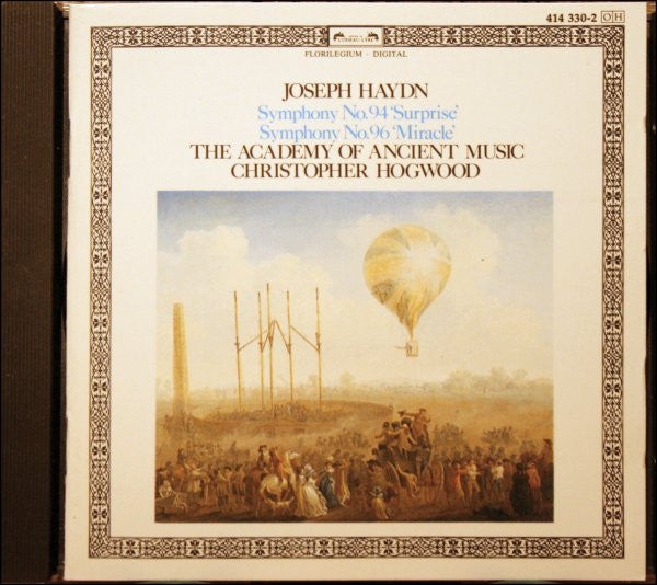Joseph Haydn - The Academy Of Ancient Music, Christopher Hogwood : Symphony No. 94 'Surprise' / Symphony No. 96 'Miracle' (CD, Album)