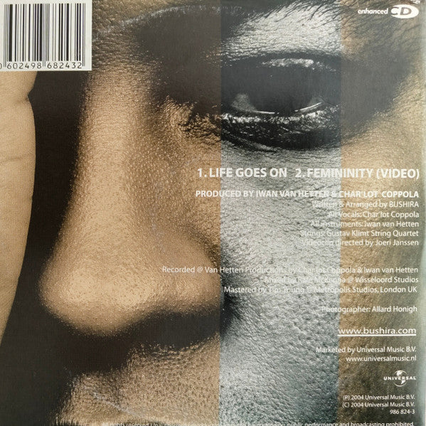 Bushira : Life Goes On (CD, Single, Enh)