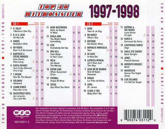 Various : Top 40 Hitdossier 1997-1998 (2xCD, Comp)