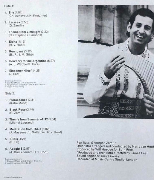 Gheorghe Zamfir Pan Flute | Orchestra Conducted By Harry van Hoof : Music By Candlelight (LP)