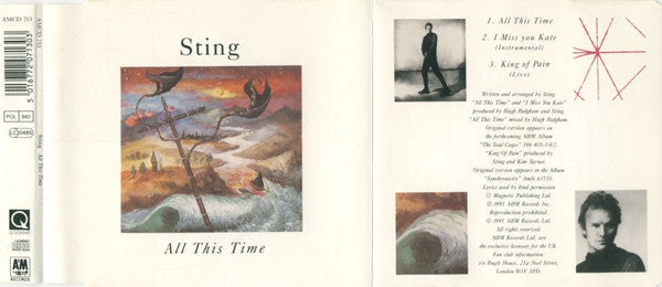 Sting : All This Time (CD, Single, Q-s)