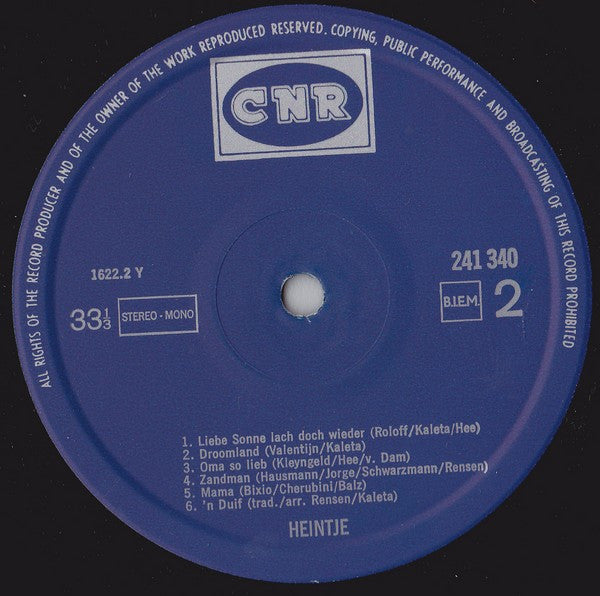 Heintje : Heintje (LP, Comp, RP)