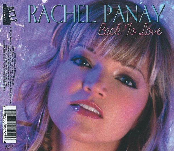 Rachel Panay : Back To Love (CD, Maxi)
