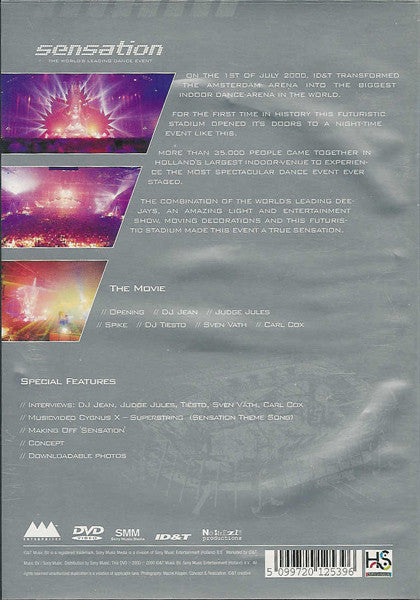 Various : Sensation (DVD, Comp)